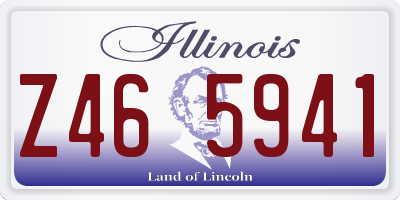 IL license plate Z465941
