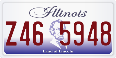 IL license plate Z465948