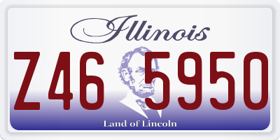 IL license plate Z465950