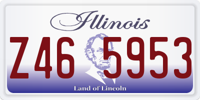 IL license plate Z465953
