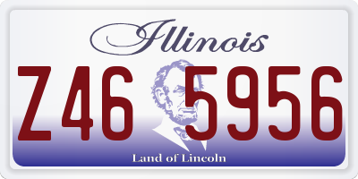 IL license plate Z465956