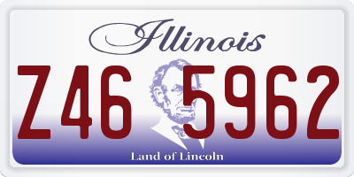 IL license plate Z465962