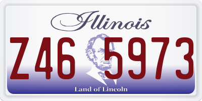 IL license plate Z465973