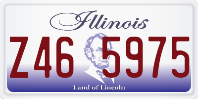 IL license plate Z465975