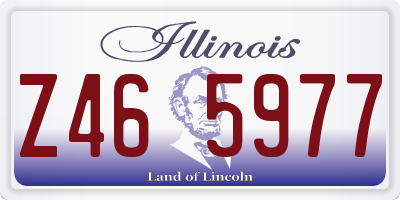 IL license plate Z465977