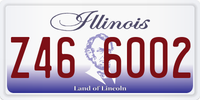 IL license plate Z466002