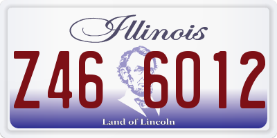 IL license plate Z466012
