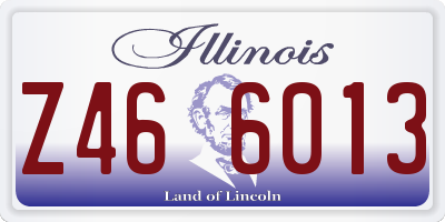 IL license plate Z466013