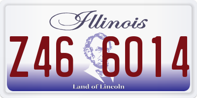 IL license plate Z466014