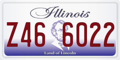 IL license plate Z466022