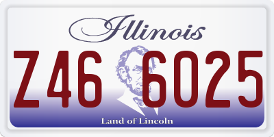 IL license plate Z466025
