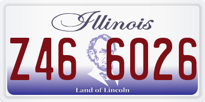 IL license plate Z466026