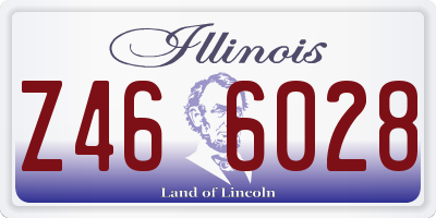 IL license plate Z466028