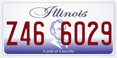 IL license plate Z466029