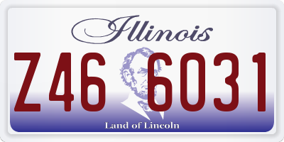 IL license plate Z466031