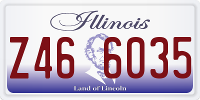 IL license plate Z466035