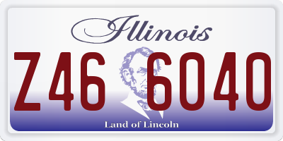 IL license plate Z466040
