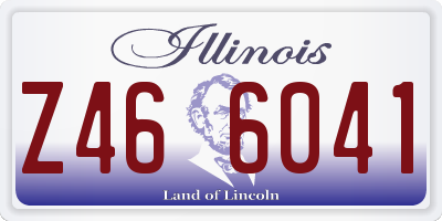 IL license plate Z466041