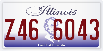 IL license plate Z466043