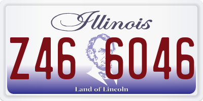 IL license plate Z466046