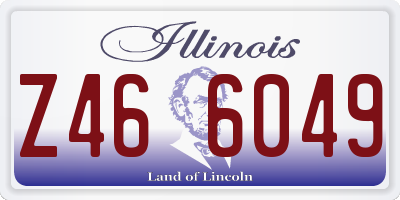 IL license plate Z466049