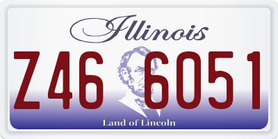 IL license plate Z466051