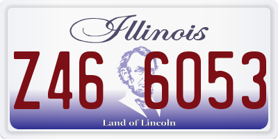 IL license plate Z466053