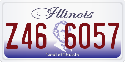 IL license plate Z466057