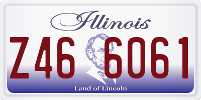 IL license plate Z466061