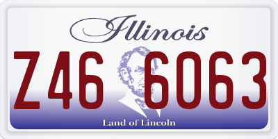 IL license plate Z466063