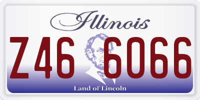 IL license plate Z466066