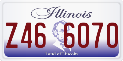 IL license plate Z466070