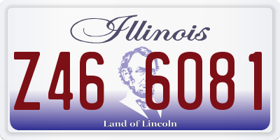 IL license plate Z466081