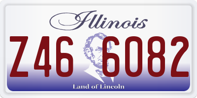 IL license plate Z466082