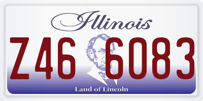 IL license plate Z466083