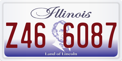IL license plate Z466087