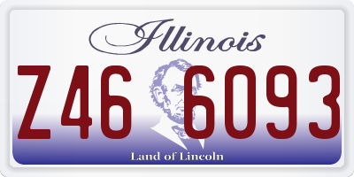 IL license plate Z466093