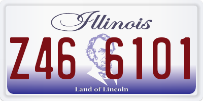 IL license plate Z466101