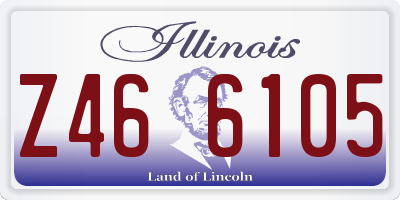 IL license plate Z466105