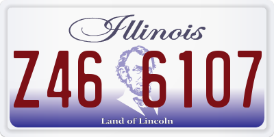 IL license plate Z466107