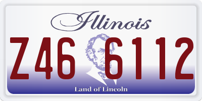 IL license plate Z466112