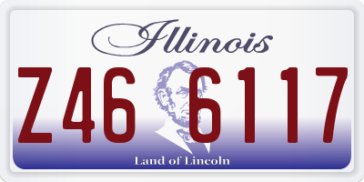 IL license plate Z466117