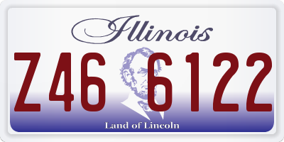 IL license plate Z466122