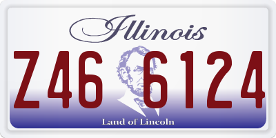 IL license plate Z466124