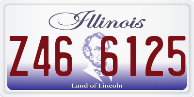 IL license plate Z466125