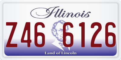 IL license plate Z466126
