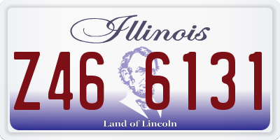 IL license plate Z466131