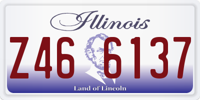 IL license plate Z466137
