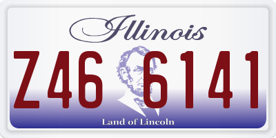 IL license plate Z466141