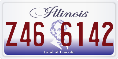 IL license plate Z466142